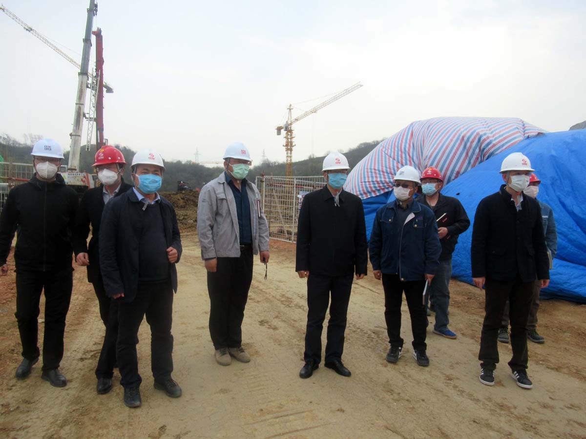 皖能環(huán)保總經(jīng)理張為義到安徽電建一公司合肥龍泉山項目調(diào)研疫情防控和復工復產(chǎn)工作