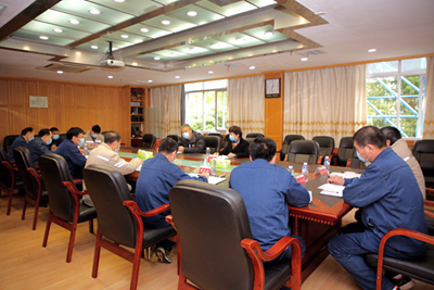 大唐湖南分公司黨委書記劉建龍到石門發(fā)電公司調研指導工作