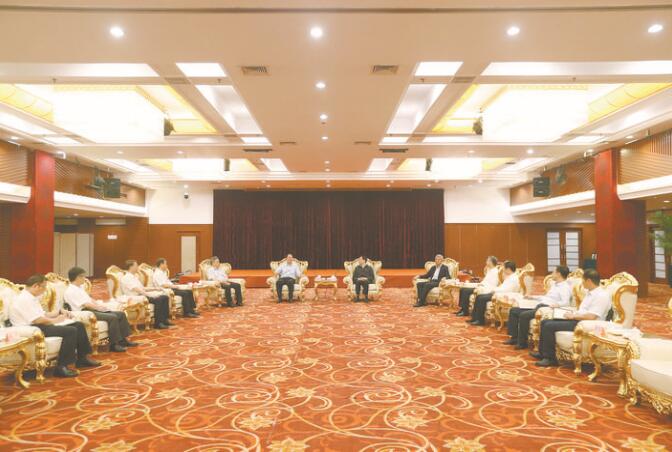 河南省委書記王國生、省長尹弘會(huì)見國家電網(wǎng)董事長、黨組書記毛偉明