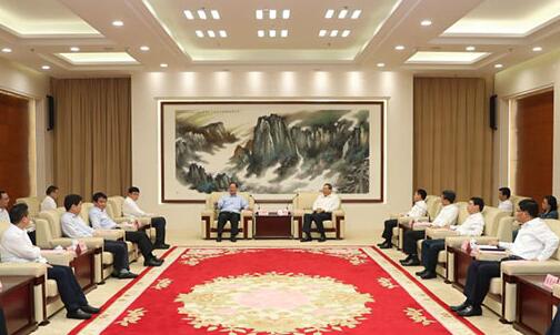 國(guó)家電網(wǎng)董事長(zhǎng)、黨組書記毛偉明拜會(huì)安徽省委書記李錦斌、省長(zhǎng)李國(guó)英