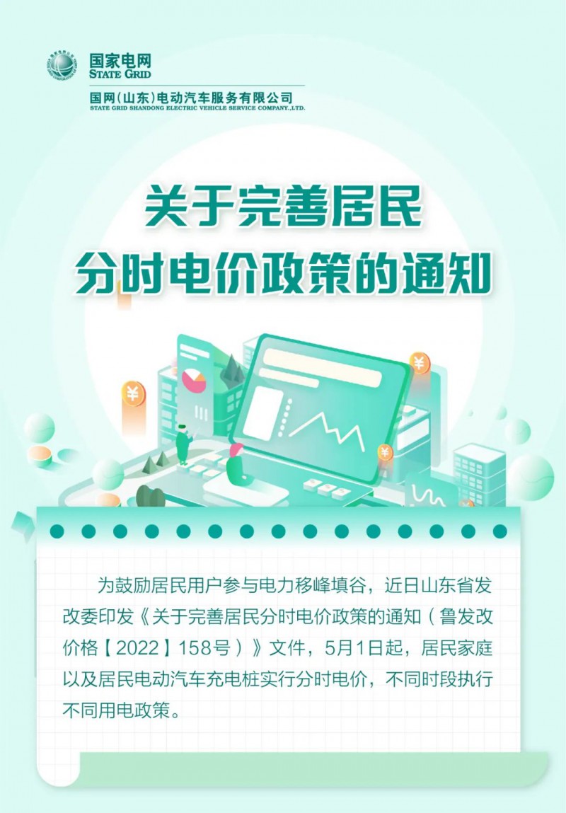 山東居民分時電價政策，5月1日開始執(zhí)行！
