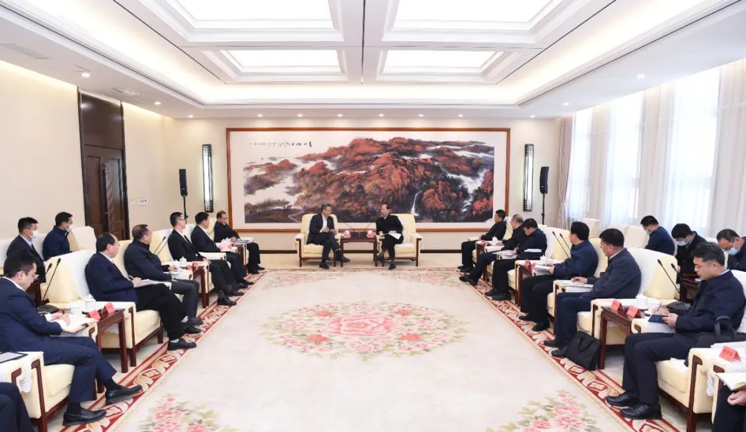 錢智民、江毅拜會(huì)內(nèi)蒙古自治區(qū)黨委書記、人大常委會(huì)主任石泰峰