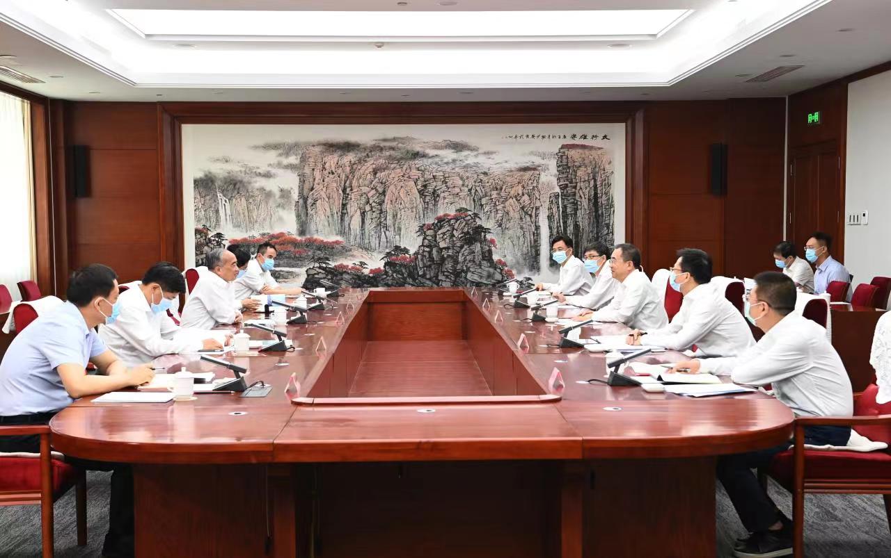鄒磊拜會山西省委書記、省人大常委會主任林武