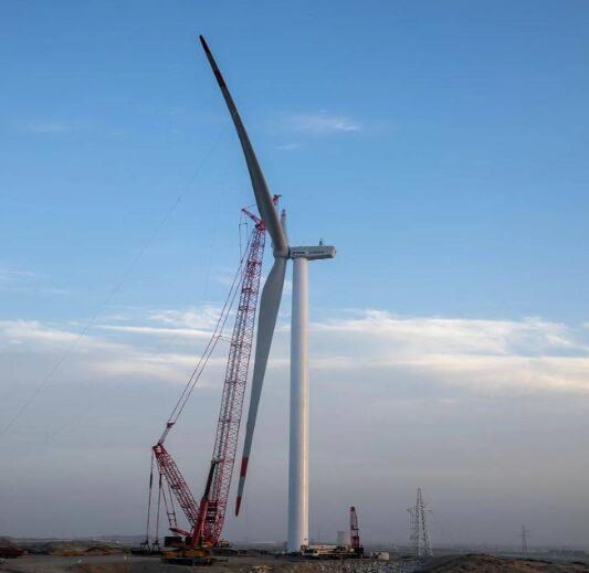 深耕大西北，H171-4MW分散式風電項目成功首吊!
