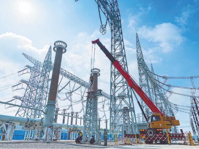 賦能京畿，北京東變電站擴(kuò)建忙