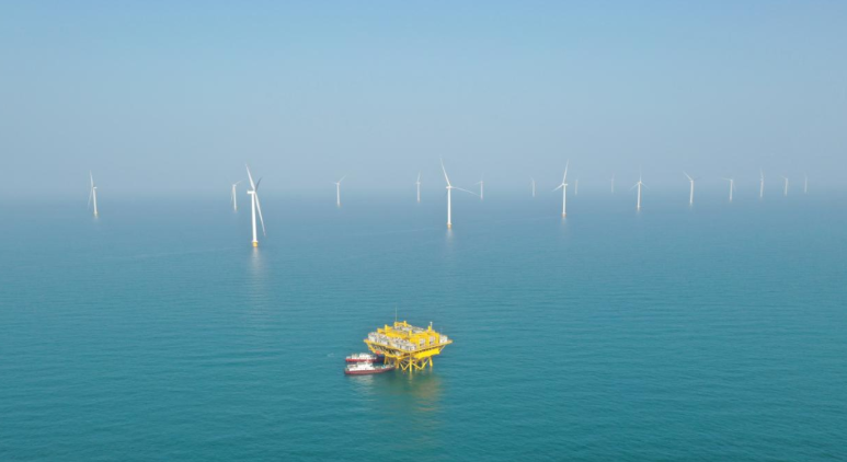 山東首個百萬千瓦級海風(fēng)基地！國家電投半島南U1一期并網(wǎng)發(fā)電