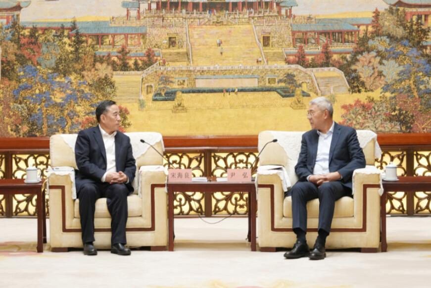 宋海良拜會江西省委書記尹弘、省長葉建春并見證簽署戰(zhàn)略合作協(xié)議