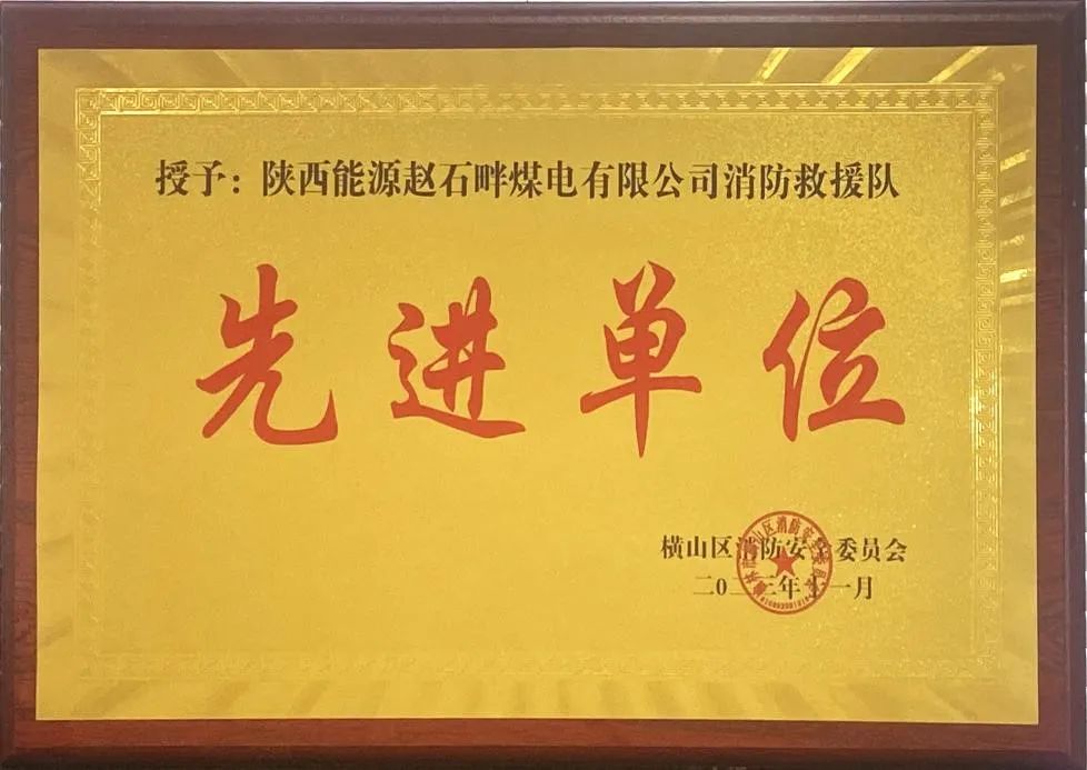 優(yōu)秀！再續(xù)輝煌！陜投集團(tuán)趙石畔煤電消防工作又獲表彰