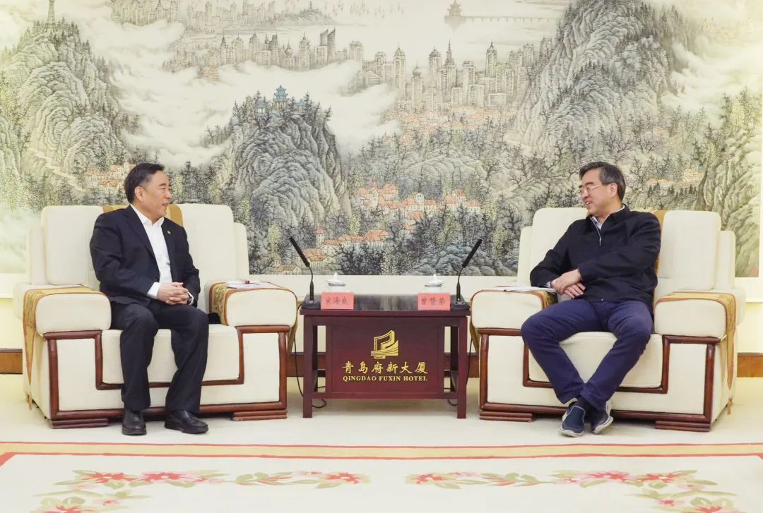 中國能建黨委書記、董事長(zhǎng)宋海良拜會(huì)山東省委常委、青島市委書記曾贊榮