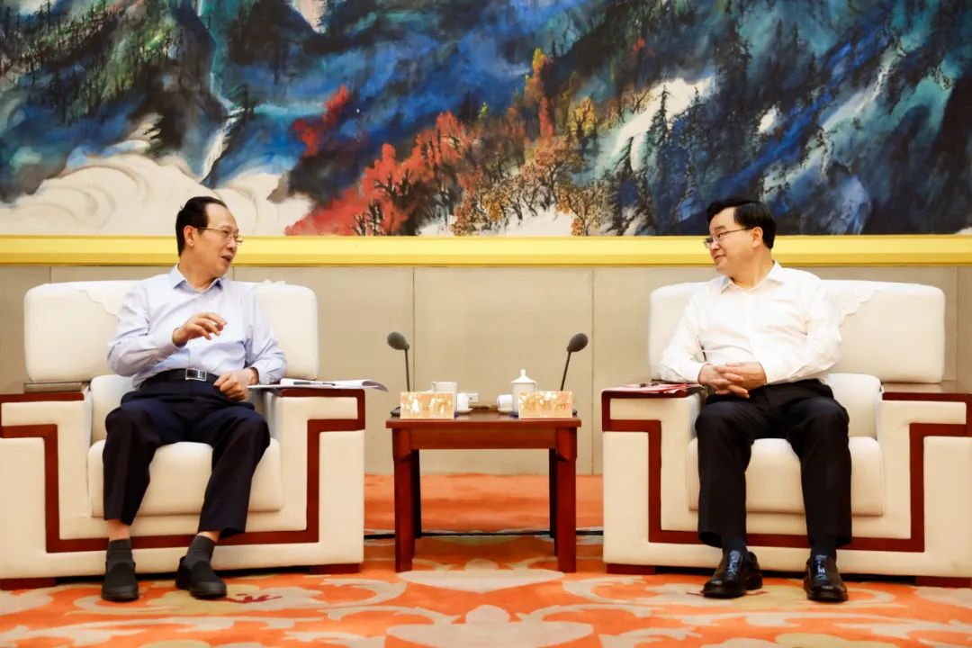 中國電建黨委書記、董事長丁焰章拜會(huì)甘肅省委書記胡昌升