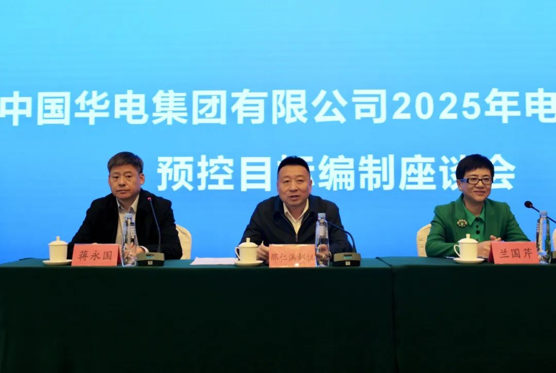 華能集團2025年電、熱量預控目標編制座談會在呼和浩特召開
