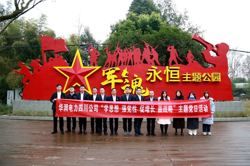 華潤電力四川公司聯(lián)合華潤集團在川企業(yè)開展“學思想、強黨性、促增長、贏戰(zhàn)略”主題黨日活動