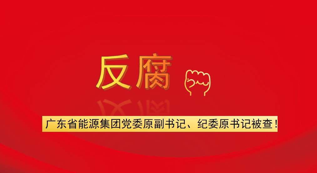 廣東省能源集團(tuán)黨委原副書(shū)記、紀(jì)委原書(shū)記被查！